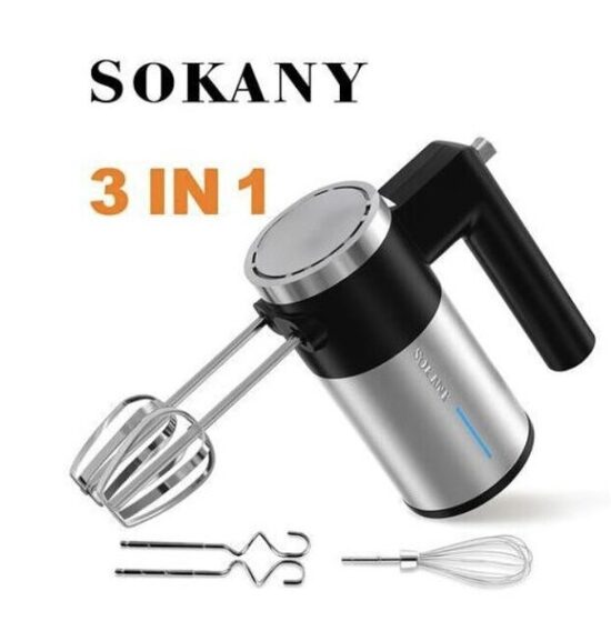 Plakiklis mikseris 3in1 su antgaliais Sokany SK-02041